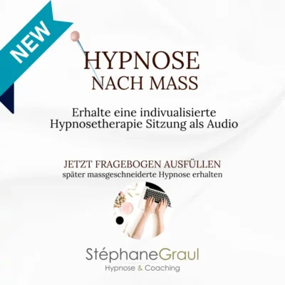 Individuelle Hypnose-Sitzungen als Audio erhältlich. Fragebogen ausfüllen, personalisierte Hypnotherapie erhalten.